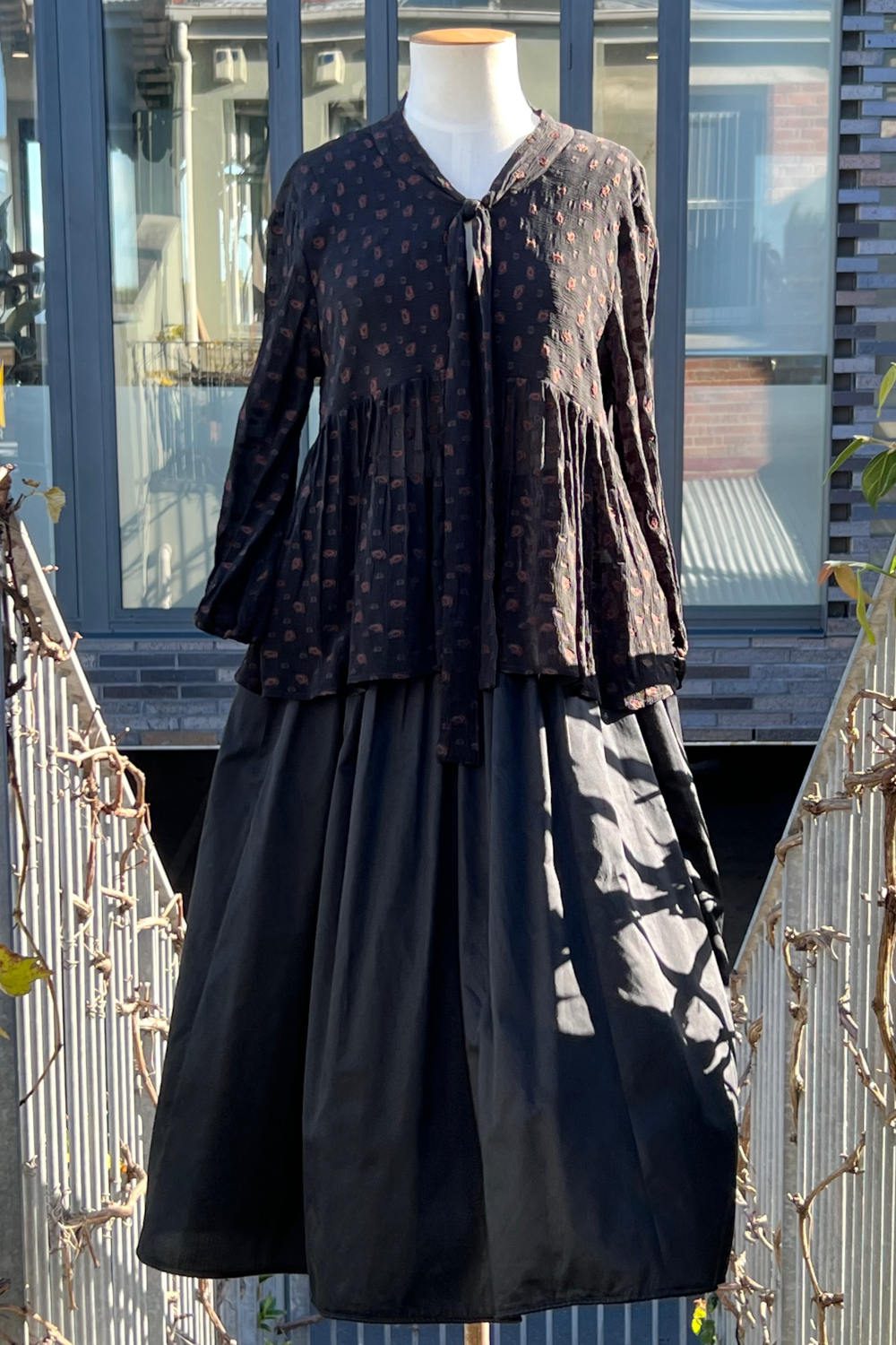 wallace_rose_moira_silk_brown_embroidered_pussy_bow_shirt_amanda_black_cotton_skirt.jpg